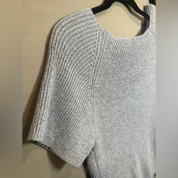 Missguided Knit Lounge Set – Blue Ribbed, NWT Pants, Top w/ Minor Flaw, Size 6/8 - Picture 9 of 12